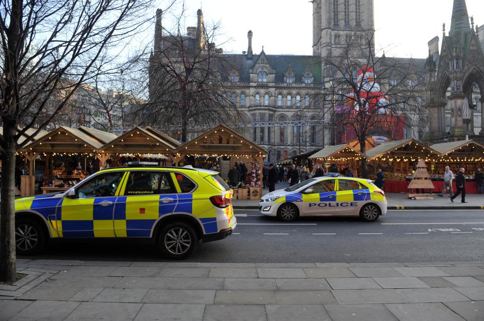  There was increased patrols at Manchester Christmas Market this morning though police believe there is little risk of an attack