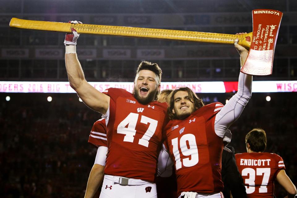  The Paul Bunyan's Axe trophy does exactly what it says on the tin.