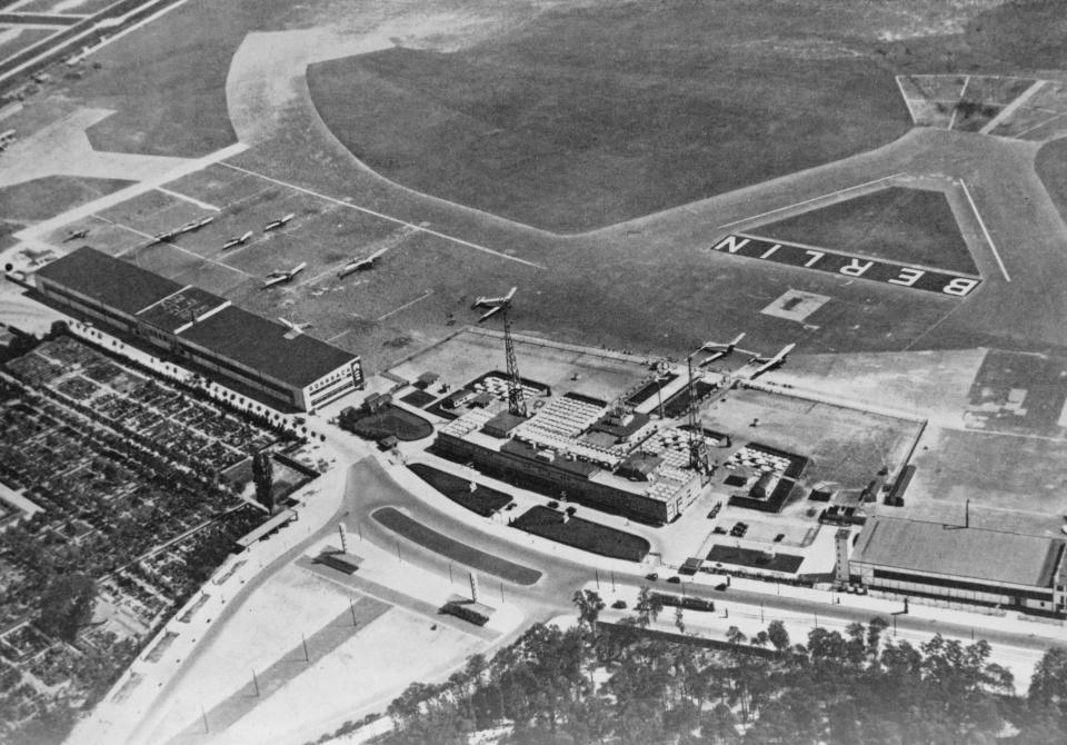 Tempelhof Airport was developed by the Nazis in the 1930s