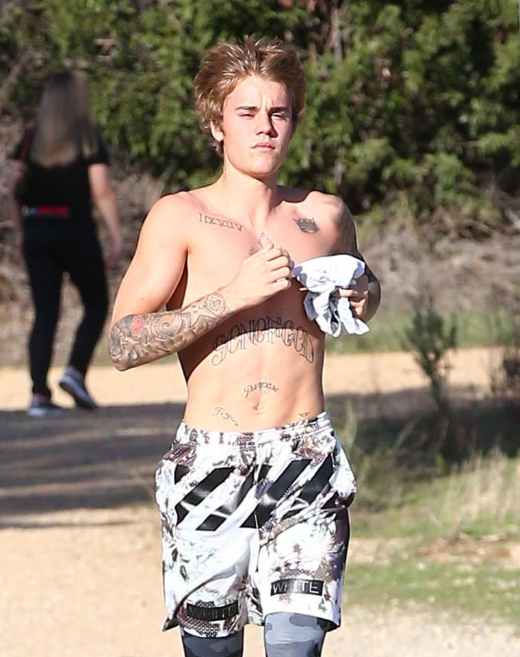  Justin is physically very fit and didn't appear to struggle on his run