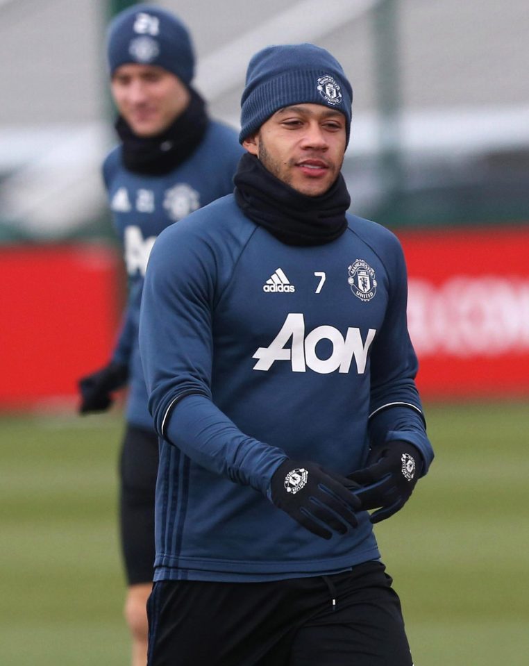  Memphis Depay has been on the periphery of the Manchester United squad