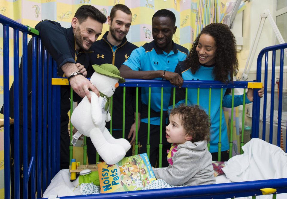  Tottenham players cheered up fans