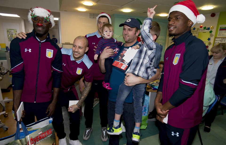  Aston Villa stars turned up in Birmingham City Centre