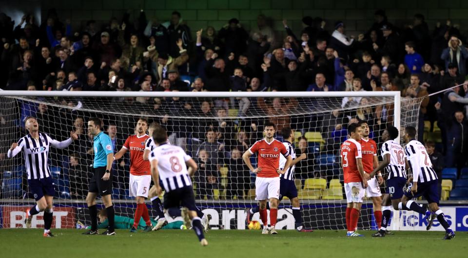  Millwall ran out 3-1 winners in the London derby against Charlton