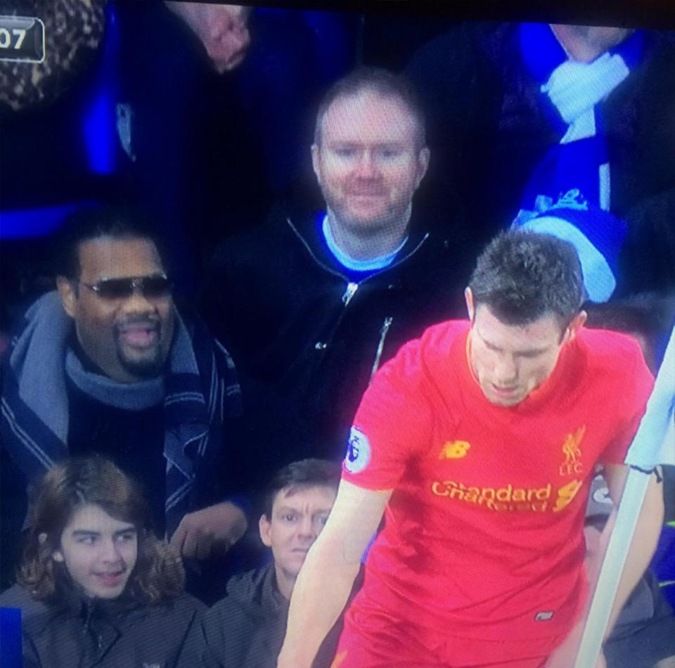  Fans spotted Fatman at a football game recently