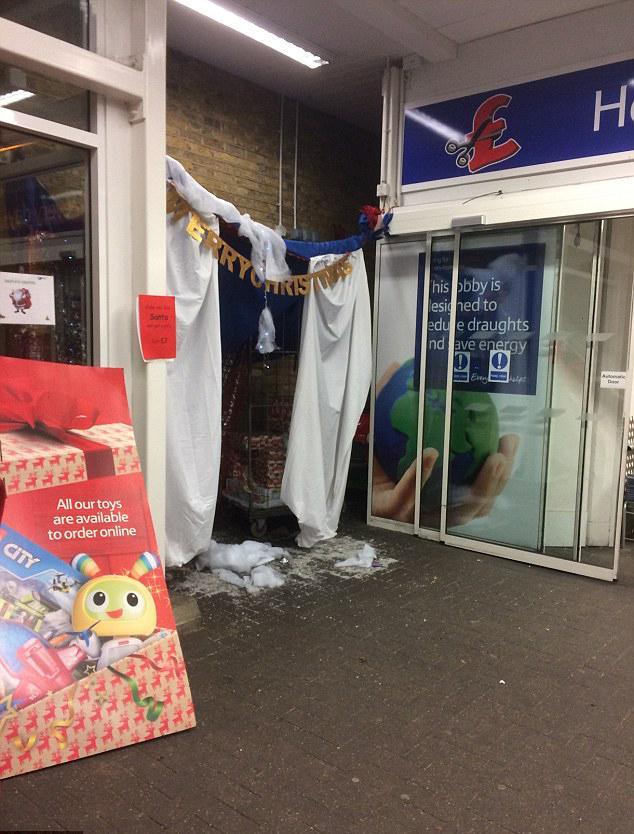  The grim grotto has been dubbed "depressing" after a shopper spotted it in Tesco