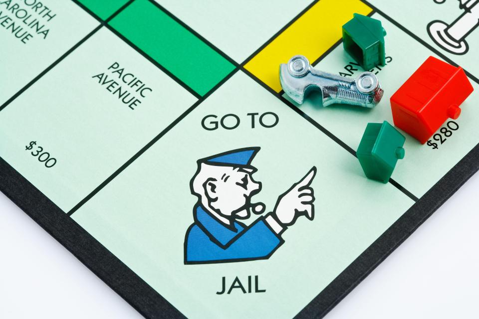  Another key bit of advice is to land yourself in jail, because you can still make money inside but don't run the risk of landing on anyone else's properties