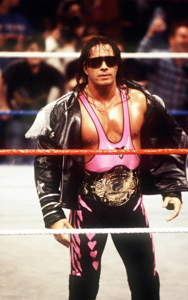  Bret 'The Hit Man' Hart is his pomp