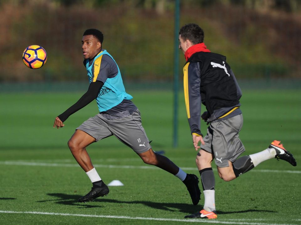  Alex Iwobi is set to retain his place against West Brom