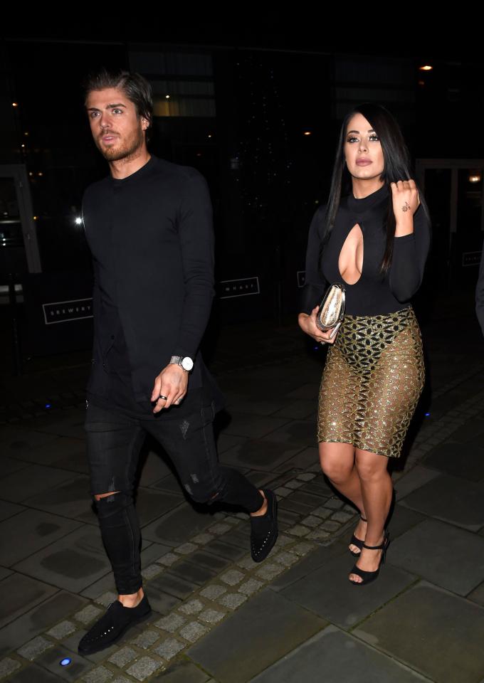  Jessica was joined by Stephanie Davis' ex Sam Reece, who has most recently been linked to Celebrity Big Brother star Chloe Goodman