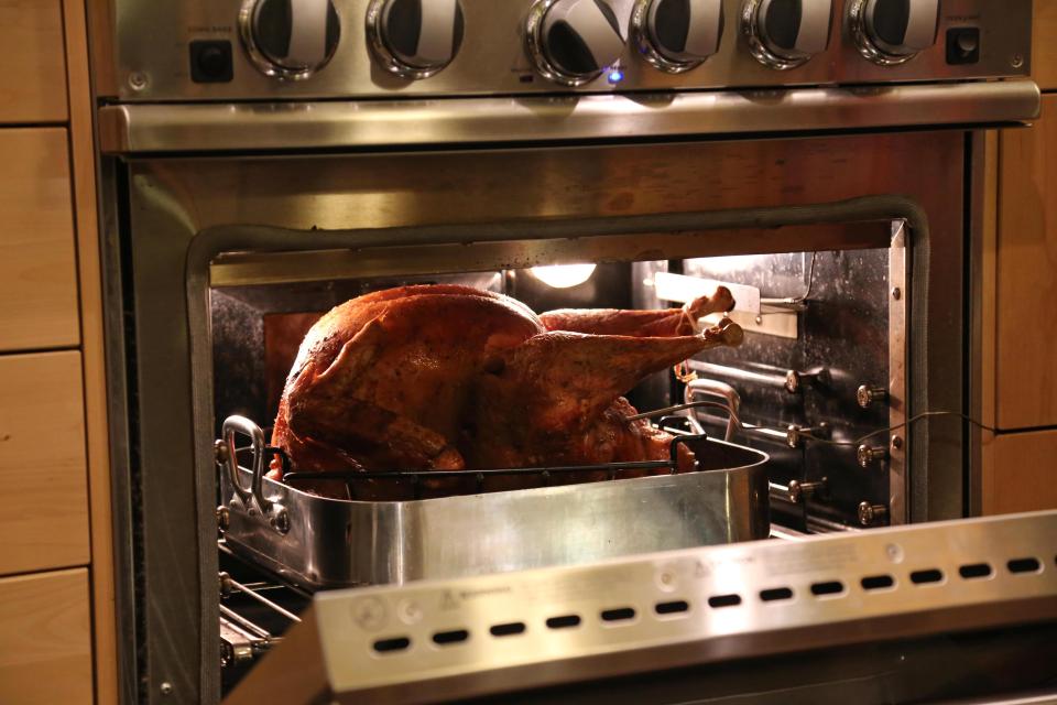  There is a way to make your turkey fit in the oven if it is too big