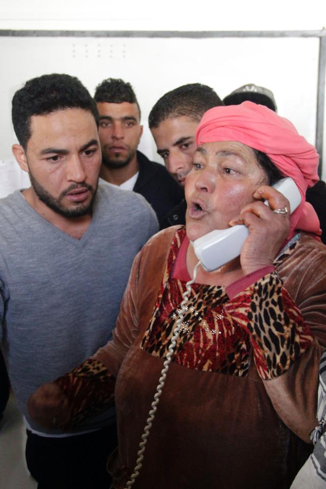  Amri#s mother Nour-Houda reacted as she heard news of her son's death over the phone in Tunisia