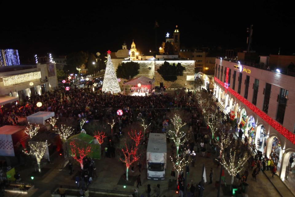  Worshippers from around the world will attend a midnight mass in the church