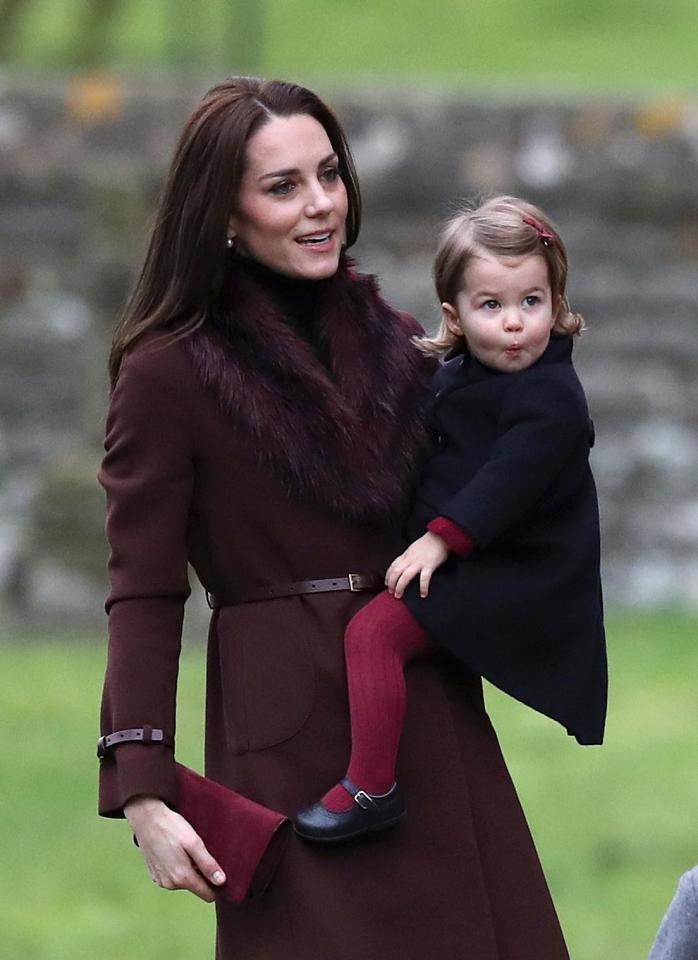  Kate Middleton and Princess Charlotte ... the Duke and Duchess of Cambridge celebrated the rest of Christmas Day with the Middleton family