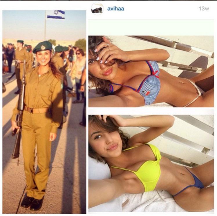  The bizarre Instagram account has been set up with the sole purpose of paying homage to sexy Israeli soldiers