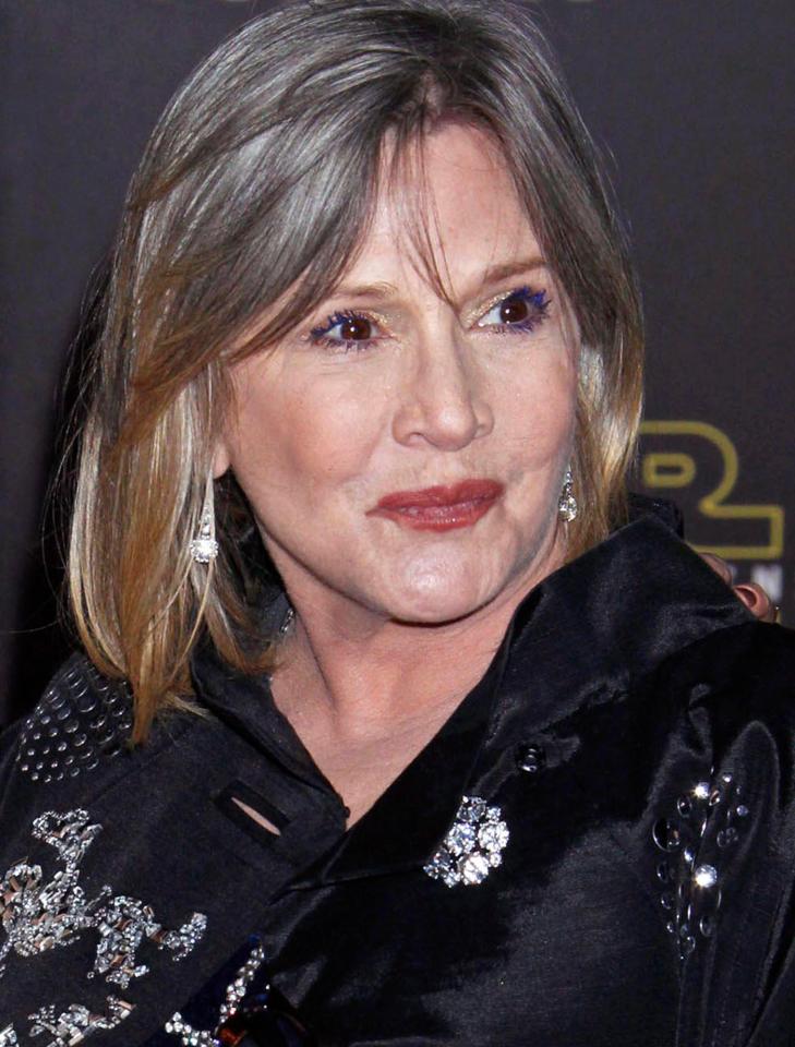  Fisher had wrapped filming for the next Star Wars episode before she died after suffering a heart attack on a plane