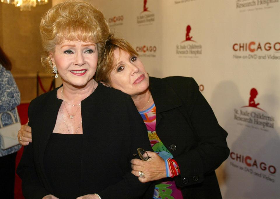  Carrie Fisher's actress mother Debbie Reynolds has paid tribute to her daughter who died December 27 aged 60