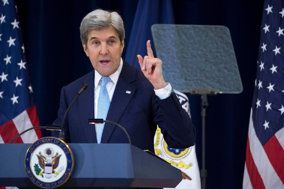  John Kerry says peace is hanging by a thread - and Israel is not helping