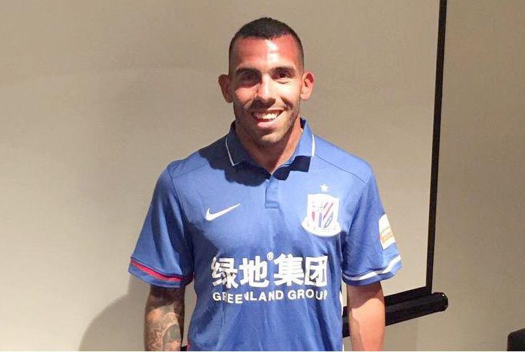  Carlos Tevez earns an eye-watering £615,000-a-week at Shanghai Shenhua