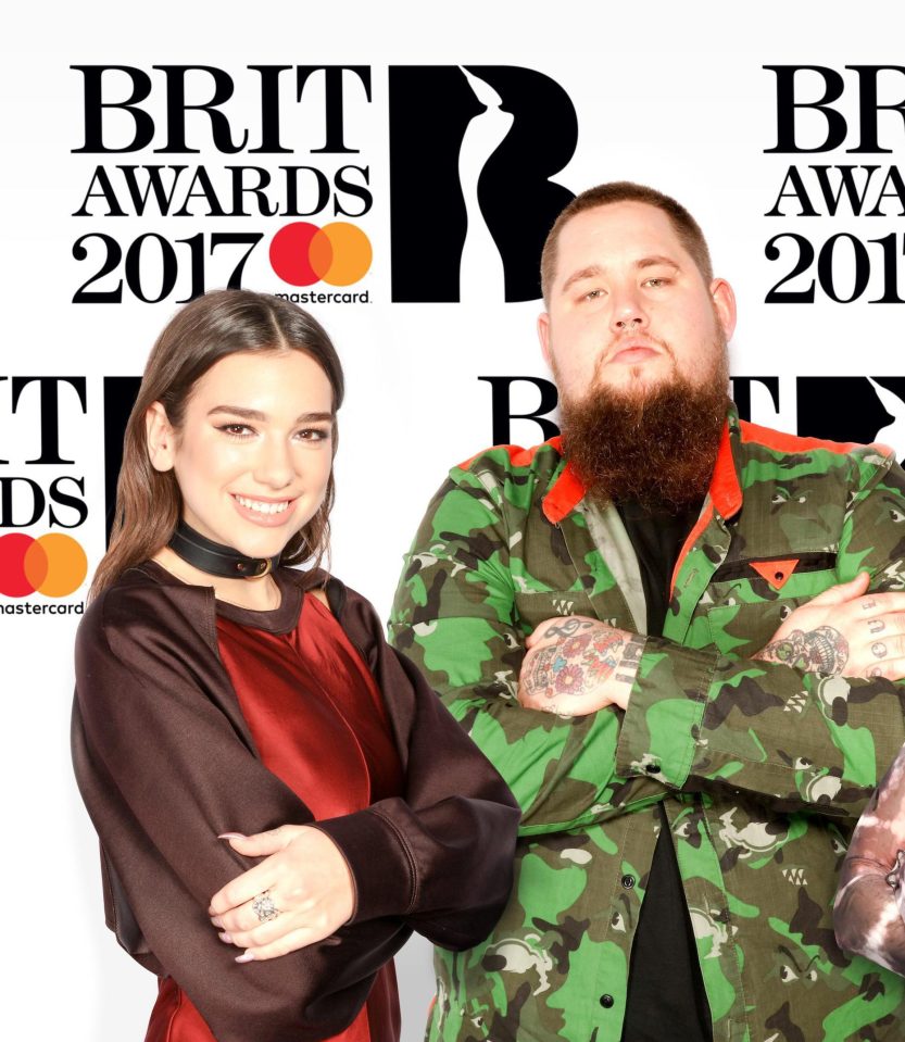  Dua Lipa (pictured with Rag 'n' Bone) has also been tipped as one to watch in 2017