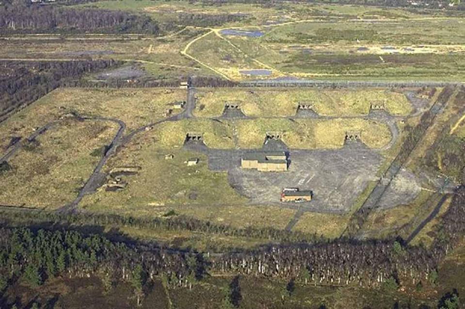  The former missile base is now disused and is near a business park in Berkshire