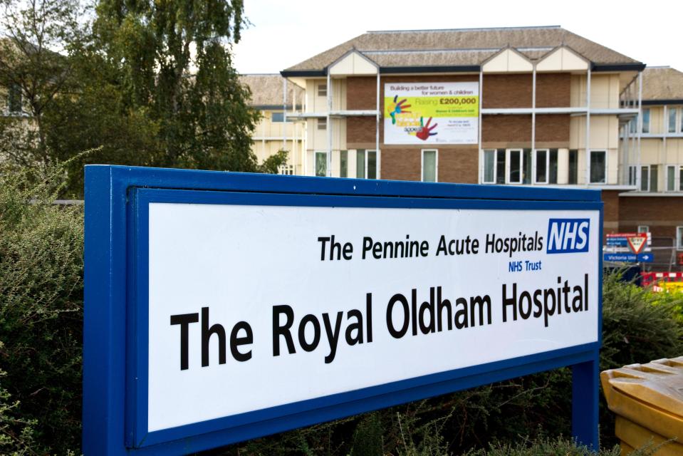  A cockroach "infestation" was reported in the day surgery ward at the Royal Oldham Hospital