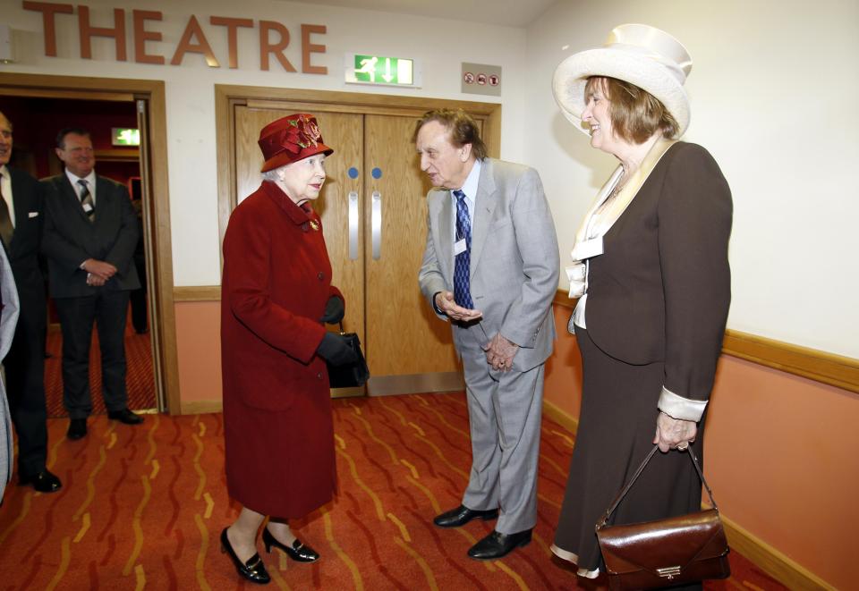  More recently he met the Queen when she visited Merseyside in 2011