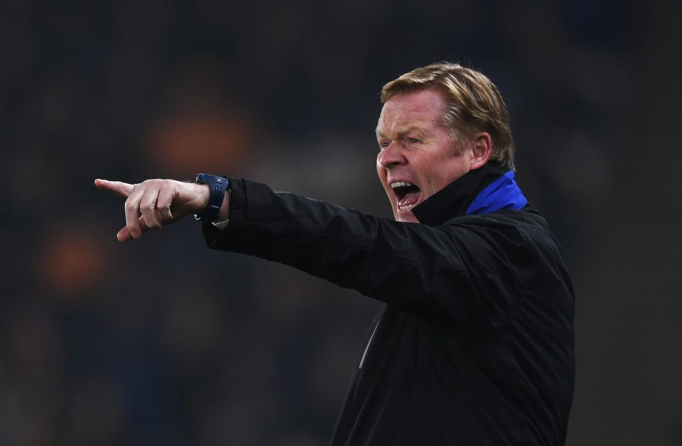  Koeman expressed his frustration to the media at full time