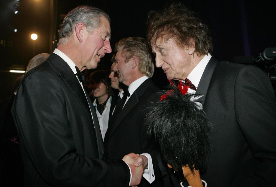  He also met Prince Charles at the Royal Variety Performance in 2006, as his popularity endured