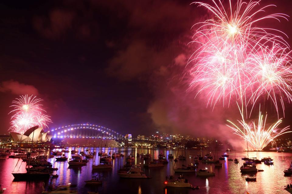  Thousands watched as the sky across the city was lit up by a dazzling display