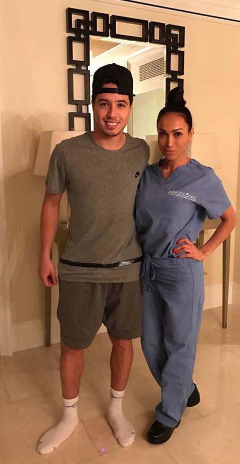  Samir visited Jamila in her LA clinic for a IV drip