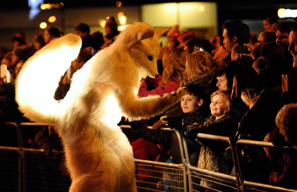  Spectacular sights during the special New Years Eve Winter Carnival in Newcastle City Centre this evening