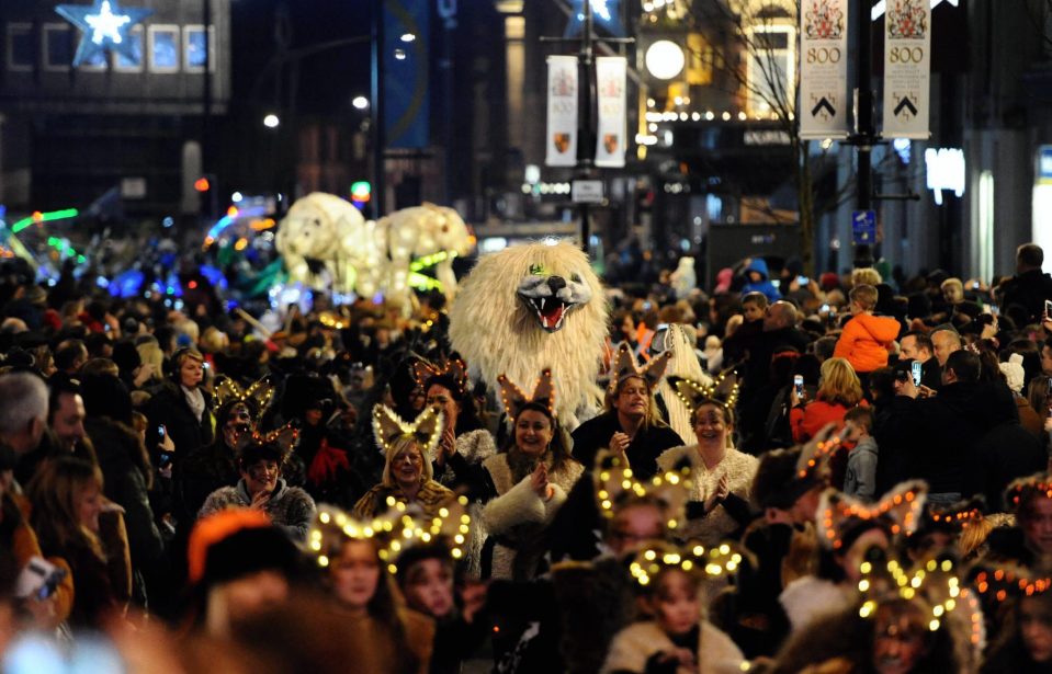  The streets between the Civic Centre and the Monument in Newcastle were transformed, as a host of creatures took over the city centre