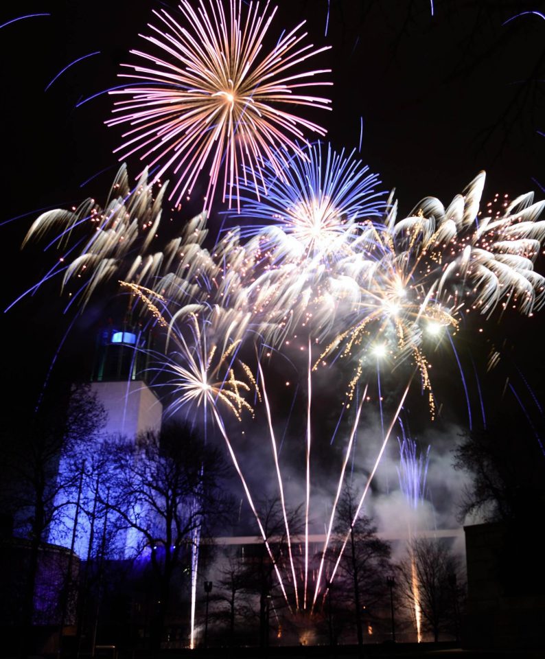  The Winter Carnival in Newcastle ended in style with this dazzling fireworks display