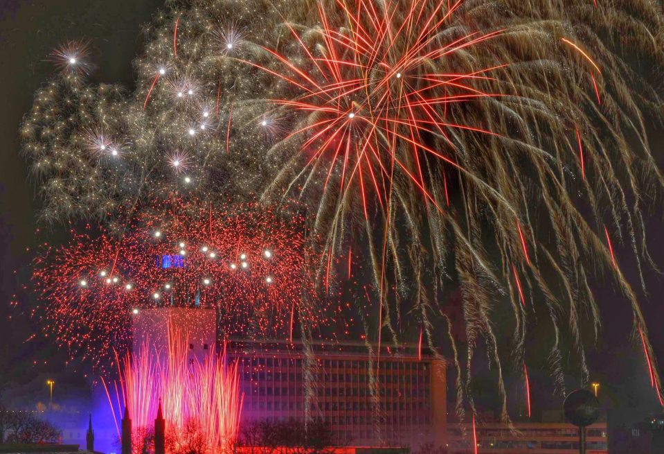  A spectacular fireworks display rounds off the Winter Carnival in Newcastle City Centre as the New Years Eve celebrations get underway this evening