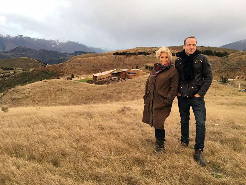 The World's Most Extraordinary Homes: Caroline Quentin (left) travels the globe to see some of the most weird and wonderful houses ever built