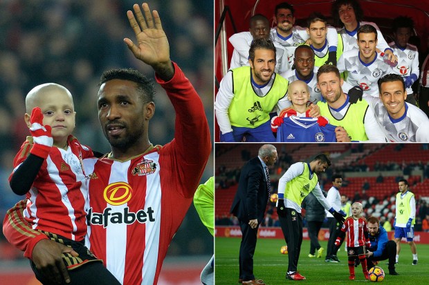 Sunderland vs Chelsea: Bradley Lowery