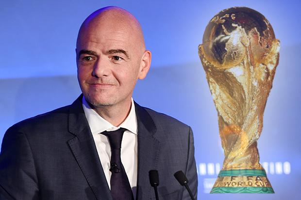  Fifa president Gianni Infantino has overseen the World Cup increase to 48-teams from 2026