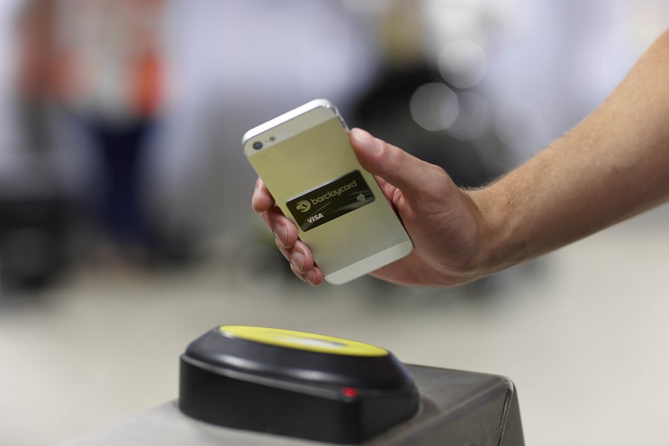 Smartphone payment has already been introduced on the London Underground