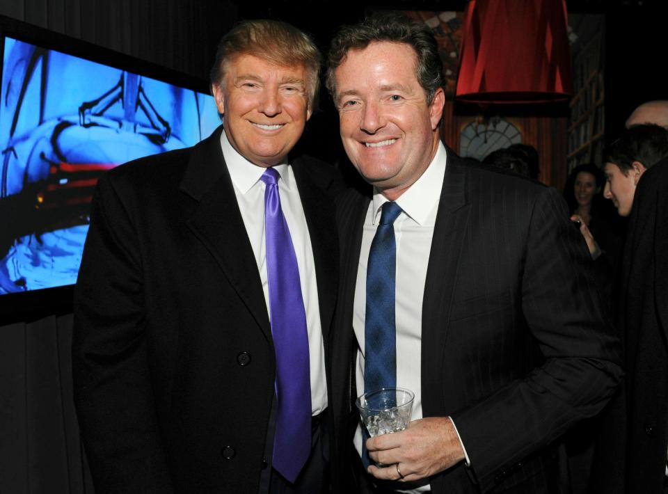  Piers Morgan says he is in regular contact with President Donald Trump