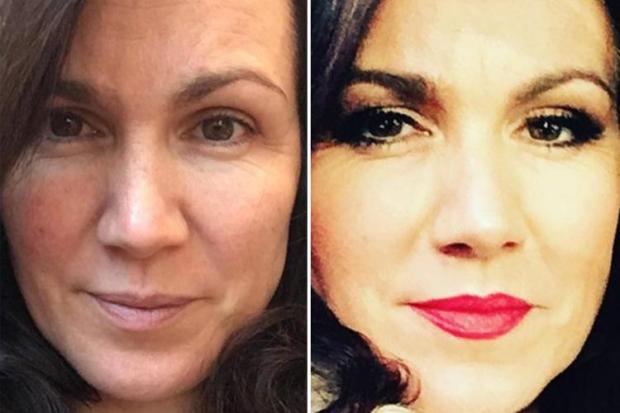 Susanna Reid shared an inspiration make-up free selfie with her followers