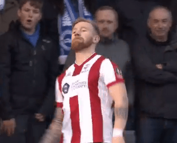  Alan Power imitated Conor McGregor's strut after equalising for Lincoln against Brighton