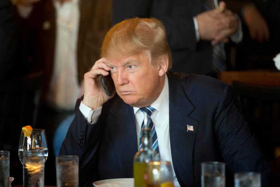  Donald Trump has had to surrender his phone and switch to a more primitive device which has been deemed secure by the secret service