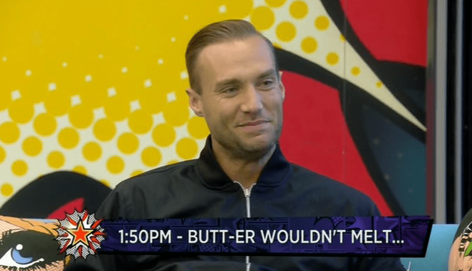  Calum Best immediately made a raunchy comparison