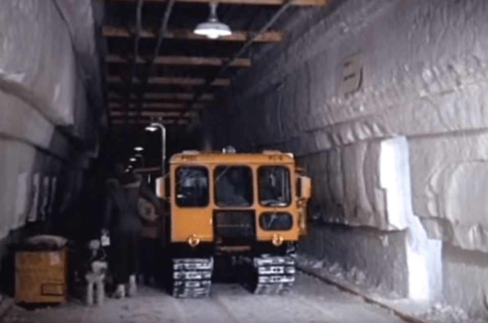  Army engineers constructed nearly two miles of tunnels underneath Greenland