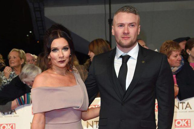  Candice and her fiance Liam pose on the red carpet at the National Television Awards 2017