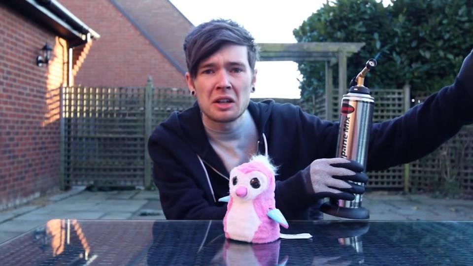  In January 2017 the vlogger was criticised by London Fire Brigade for torching pink penguin in one of his videos