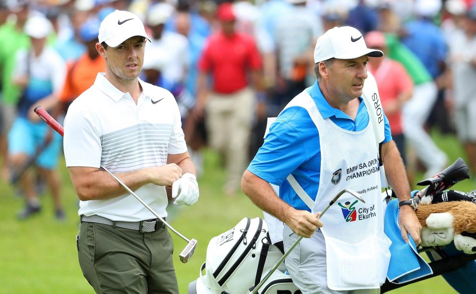  Rory McIlroy caught fire with his putter in the second round at the BMW South African Open