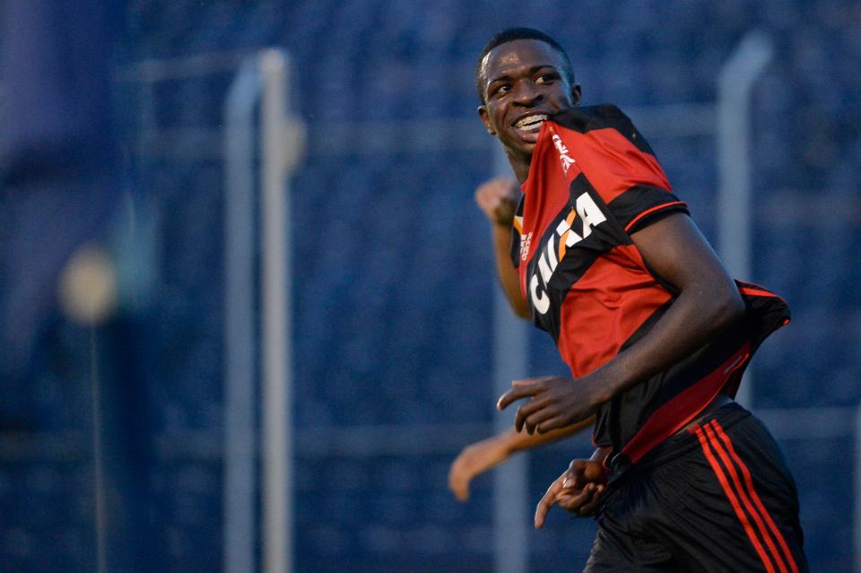  Vinicius Junior has been hailed as a star for the future with Flamengo