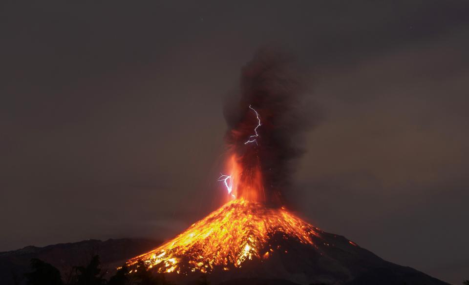  If the North Korean mountain erupts it could blast out plumes of deadly sulphur